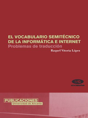 cover image of El Vocabulario semitécnico de la informática e Internet